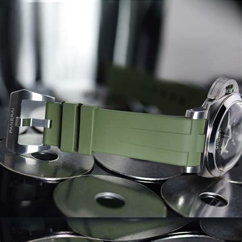 panerai due rubber strap|rubber strap for panerai 44mm.